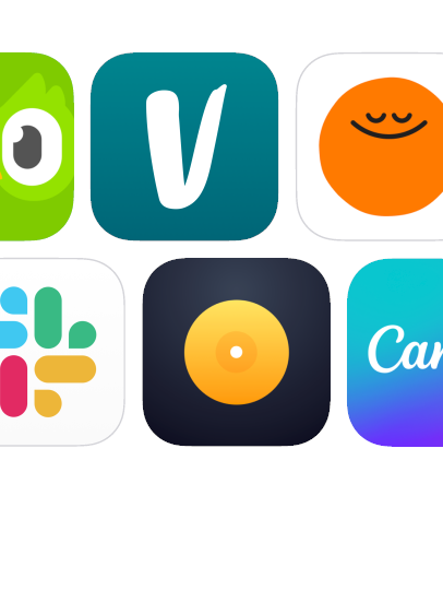 Une sélection d’apps sur l’App Store Apple.