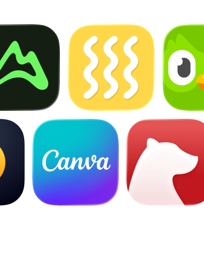 Une sélection d’apps de l’App Store Apple.