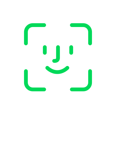 L’icône Face ID prend la forme d’un visage souriant.
