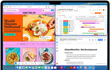 MacBook Air con diverse app aperte