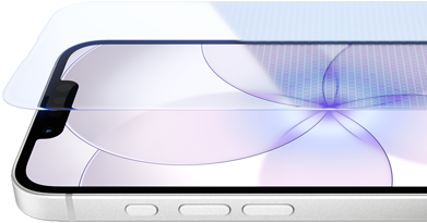 iPhone 17e, μπροστινή όψη με Ceramic Shield 2, πλαϊνή όψη, λευκό χρώμα, κουμπιά: Δράση, Ένταση ήχου