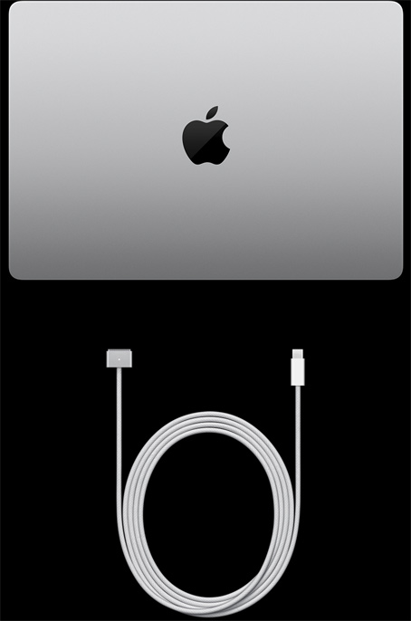 MacBook Pro 14 ιντσών και Καλώδιο USB-C σε MagSafe 3