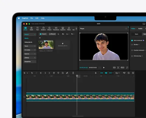 Screen demonstrating powerful AI features