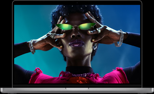 MacBook Pro 16-inch, showcasing Liquid Retina XDR display