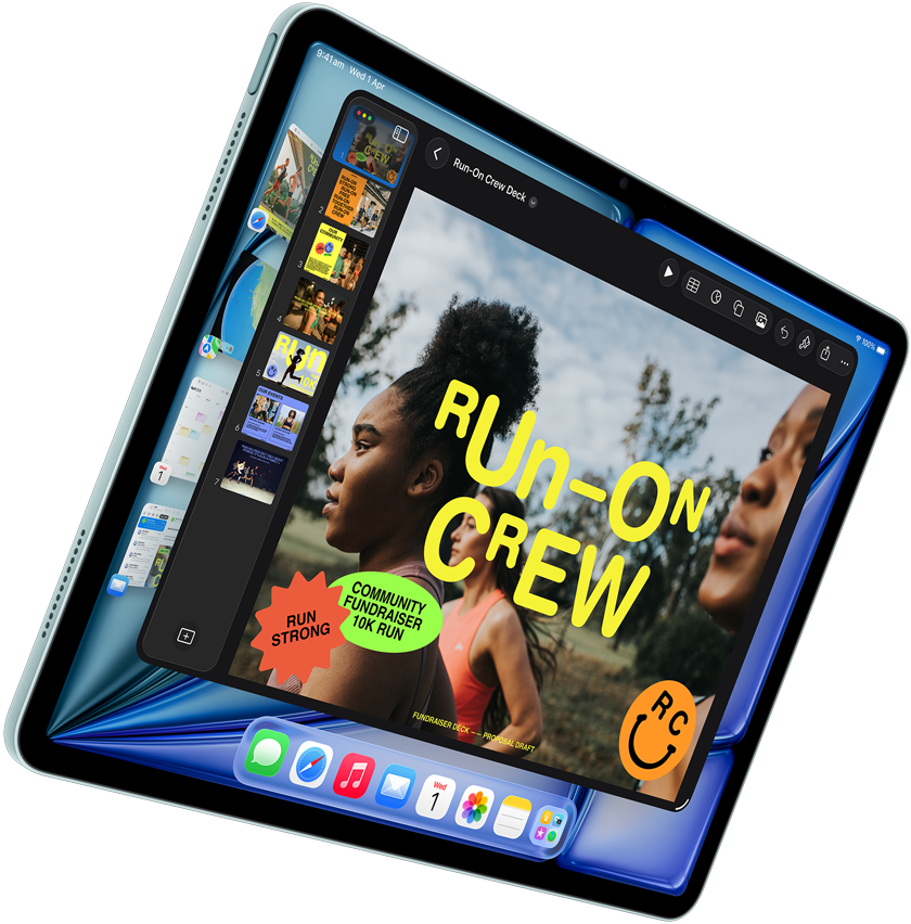 Blue iPad Air