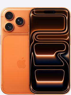 iPhone 17 Pro en orange cosmique
