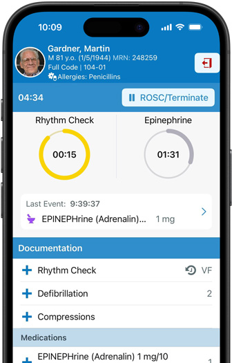 iPhone viser Epic Rover-appen.