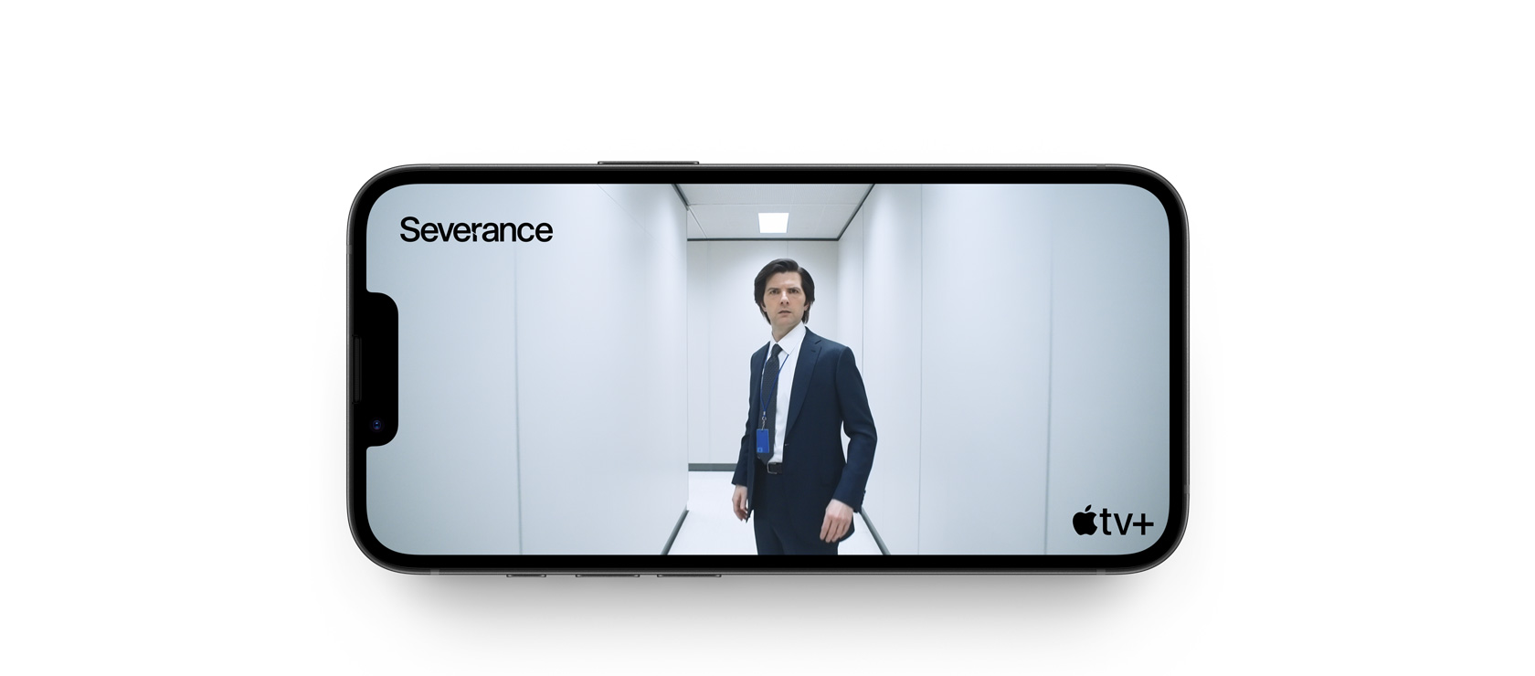 صورة ثابتة من مسلسل Severance على +‏Apple&nbsp;TV‏..