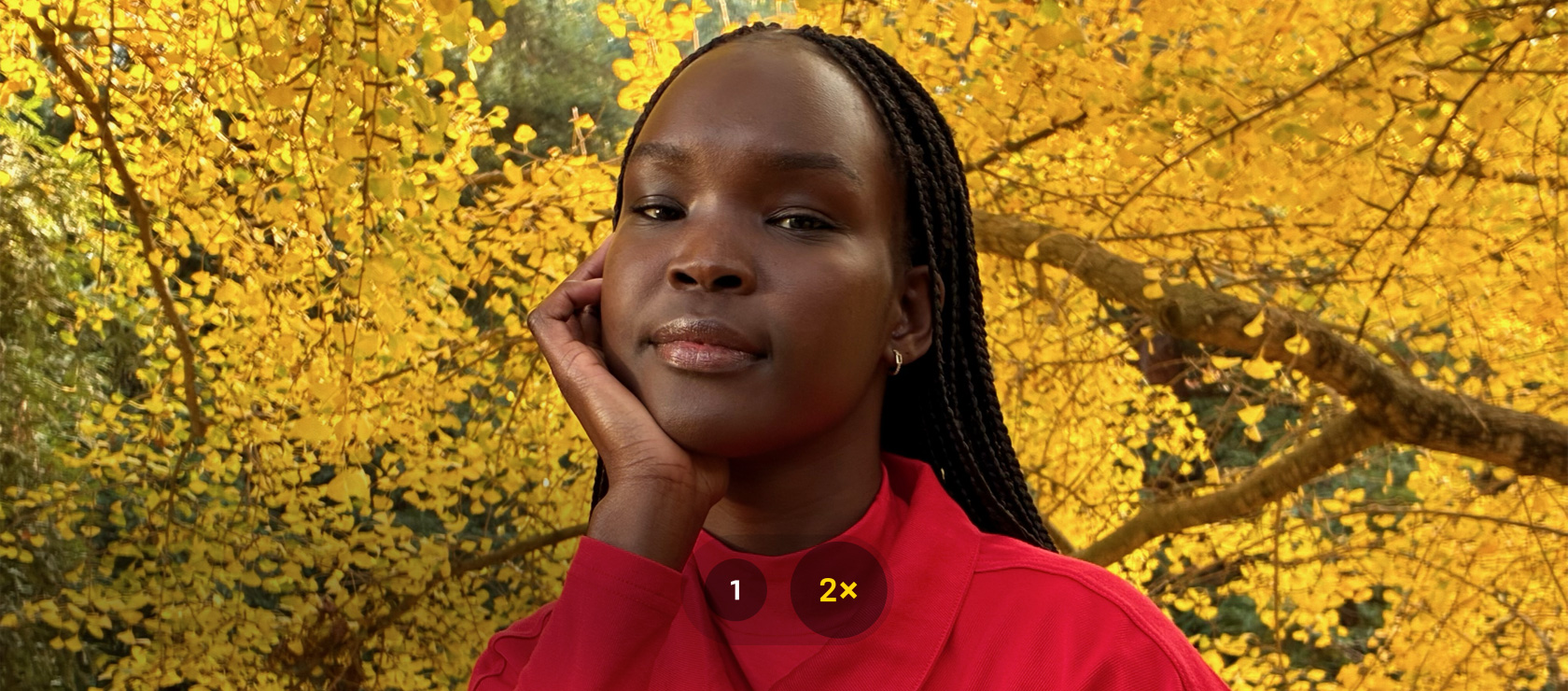 Фотографія, яку зроблено за допомогою зуму 1х та 2х камери Fusion.