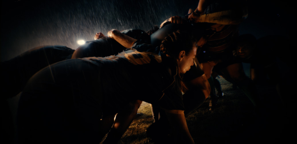 Un match de rugby diffusé sur un iPhone 17 Pro