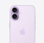 iPhone 17, parte posterior, color lavanda, sistema de dos cámaras Fusion en la esquina superior izquierda